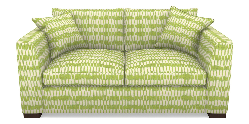 Product photograph of Wadenhoe Bespoke 2 5 Seater Sofas In V A Brompton Collection - Ikat - Lime from Sofas and Stuff Limited