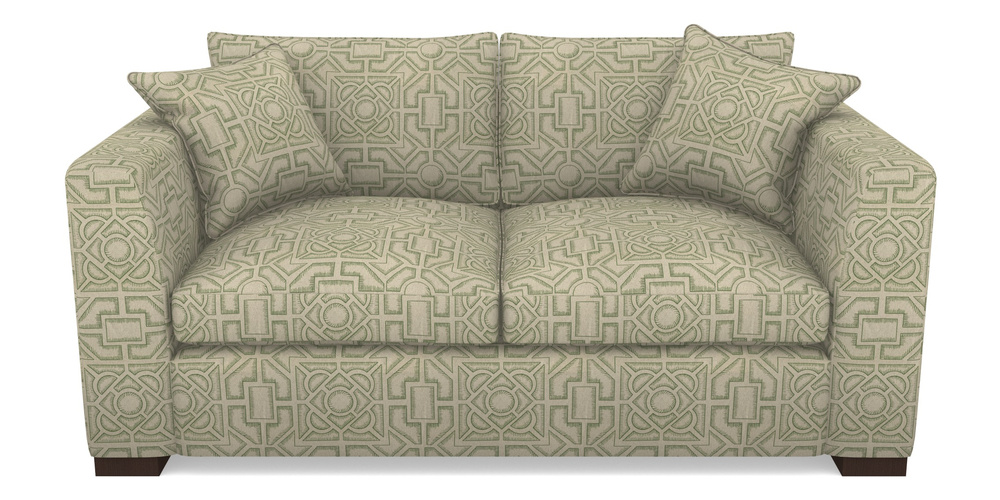 Product photograph of Wadenhoe Bespoke 2 5 Seater Sofas In Rhs Collection - Large Knot Garden Linen - Green from Sofas and Stuff Limited