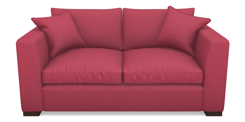 Product photograph of Wadenhoe Bespoke 2 5 Seater Sofas In Plain Linen Cotton - Raspberry Jam from Sofas and Stuff Limited