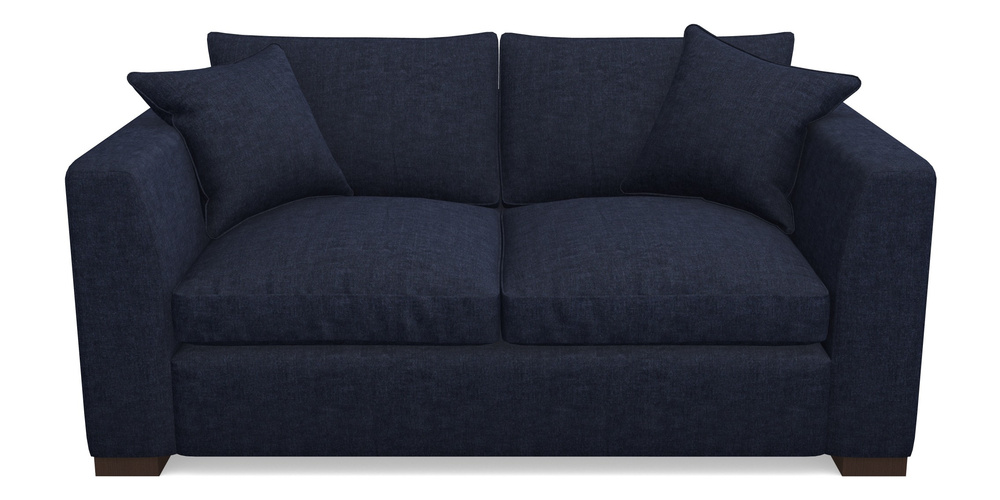 Product photograph of Wadenhoe Bespoke 2 5 Seater Sofas In Super Soft Velvet - Navy from Sofas and Stuff Limited