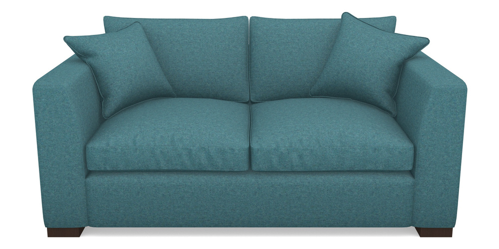 Product photograph of Wadenhoe Bespoke 2 5 Seater Sofas In Soft Wool - Cerulean from Sofas and Stuff Limited