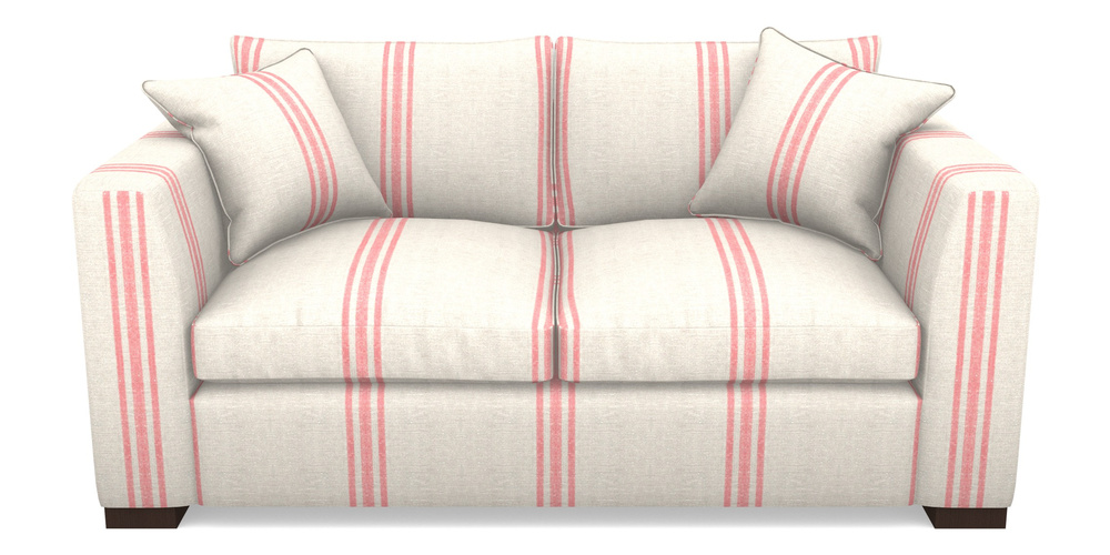 Product photograph of Wadenhoe Bespoke 2 5 Seater Sofas In Walloon Stripe Linen - Red from Sofas and Stuff Limited