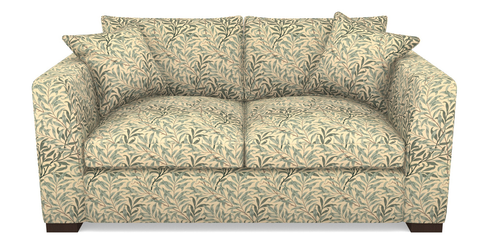 Product photograph of Wadenhoe Bespoke 2 5 Seater Sofas In William Morris Collection - Willow Boughs - Cream Pale Green from Sofas and Stuff Limited