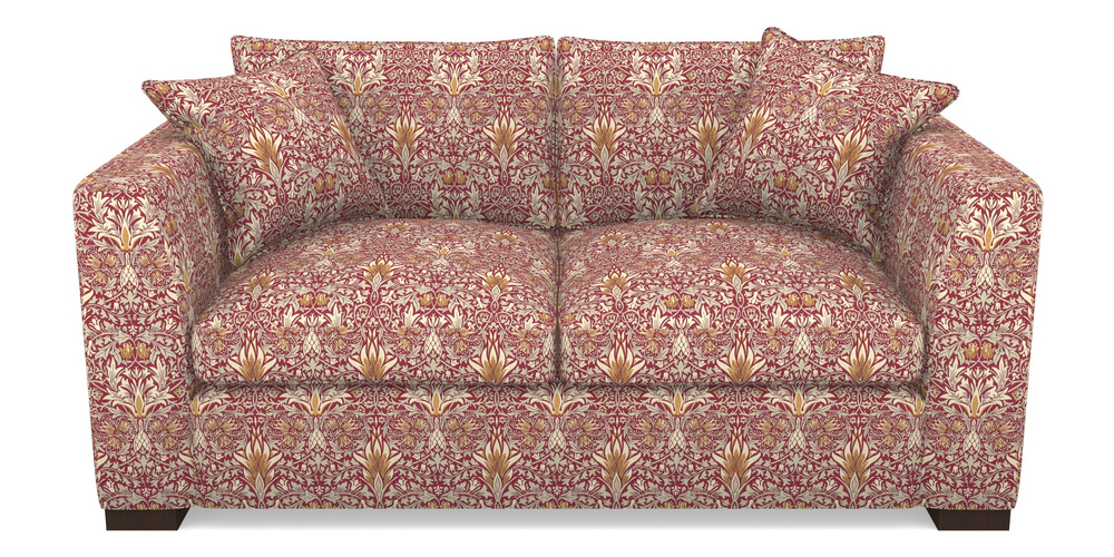 Product photograph of Wadenhoe Bespoke 2 5 Seater Sofas In William Morris Collection - Snakeshead - William Morris Collection - Snakehead Claret Gold from Sofas and Stuff Limited