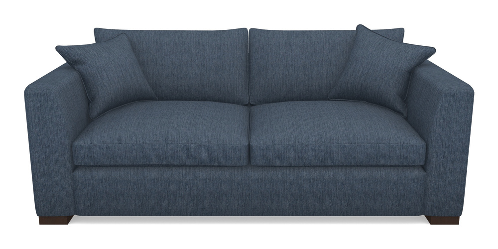 Product photograph of Wadenhoe Bespoke 4 Seater Sofas In Aqua Clean - Tenby - Aqua Clean Tenby Blue from Sofas and Stuff Limited