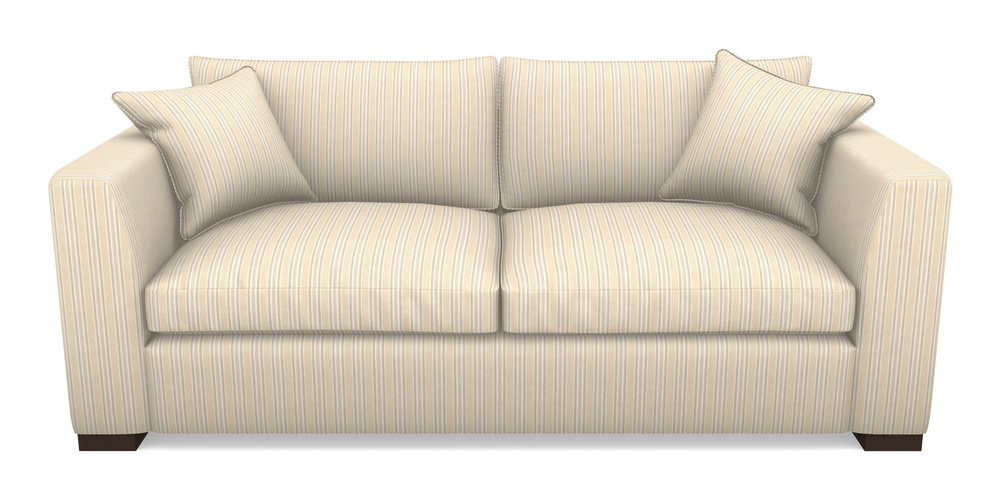 Product photograph of Wadenhoe Bespoke 4 Seater Sofas In Cloth 22 - Racing Stripes Ayr - Dove from Sofas and Stuff Limited