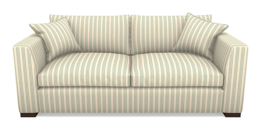 Product photograph of Wadenhoe Bespoke 4 Seater Sofas In Cloth 22 - Racing Stripes Ayr - Mint from Sofas and Stuff Limited