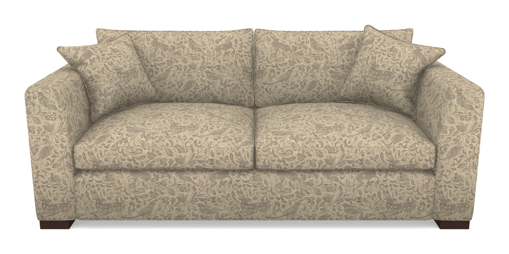 Product photograph of Wadenhoe Bespoke 4 Seater Sofas In V A Drawn From Nature Collection - Bird And Rabbit - Grey from Sofas and Stuff Limited