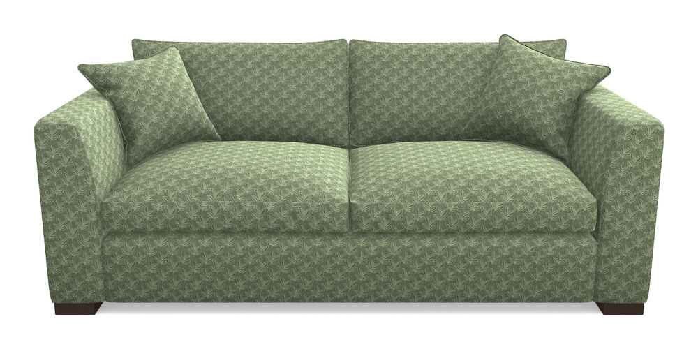 Product photograph of Wadenhoe Bespoke 4 Seater Sofas In Cloth 21 - Decorative Leaf - Forest from Sofas and Stuff Limited