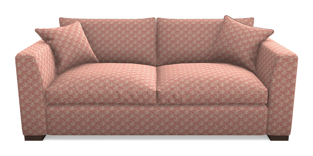 Product photograph of Wadenhoe Bespoke 4 Seater Sofas In Cloth 21 - Decorative Leaf - Ginger Snap from Sofas and Stuff Limited