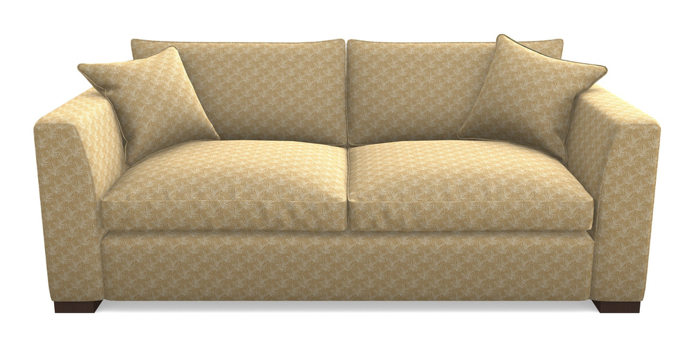 Product photograph of Wadenhoe Bespoke 4 Seater Sofas In Cloth 21 - Decorative Leaf - Quince from Sofas and Stuff Limited