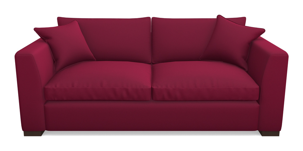 Product photograph of Wadenhoe Bespoke 4 Seater Sofas In Clever Glossy Velvet - Chianti from Sofas and Stuff Limited