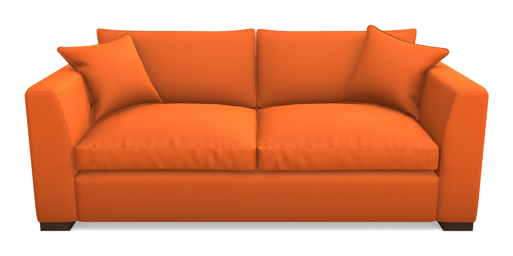 Product photograph of Wadenhoe Bespoke 4 Seater Sofas In Clever Glossy Velvet - Seville from Sofas and Stuff Limited