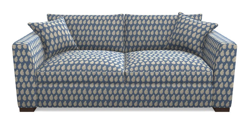 Product photograph of Wadenhoe Bespoke 4 Seater Sofas In Cloth 21 - Oak Leaf - Bilberry from Sofas and Stuff Limited