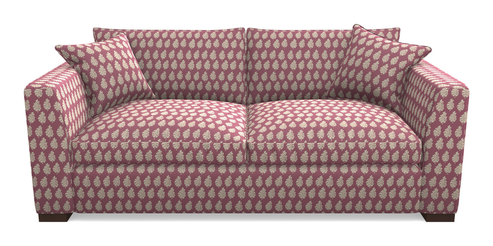 Product photograph of Wadenhoe Bespoke 4 Seater Sofas In Cloth 21 - Oak Leaf - Cassis from Sofas and Stuff Limited