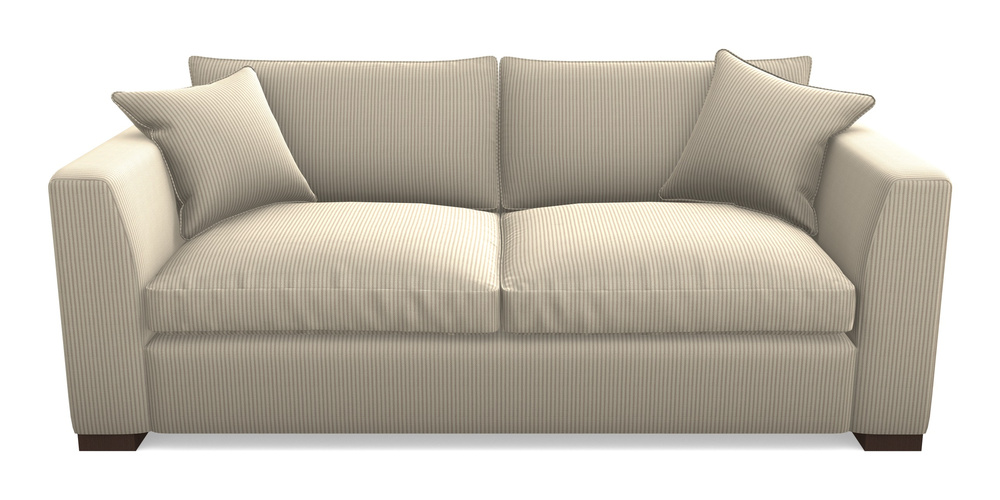 Product photograph of Wadenhoe Bespoke 4 Seater Sofas In Cloth 21 - Simple Stripe - Beech from Sofas and Stuff Limited