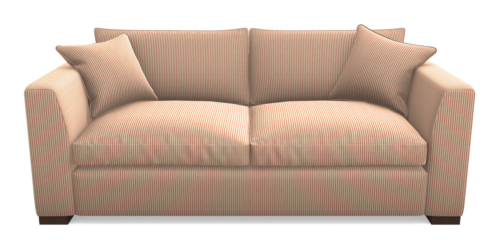 Product photograph of Wadenhoe Bespoke 4 Seater Sofas In Cloth 21 - Simple Stripe - Ginger Snap from Sofas and Stuff Limited