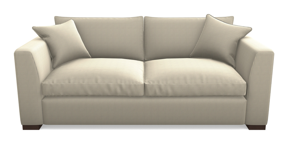 Product photograph of Wadenhoe Bespoke 4 Seater Sofas In Cloth 21 - Simple Stripe - Magnesium from Sofas and Stuff Limited