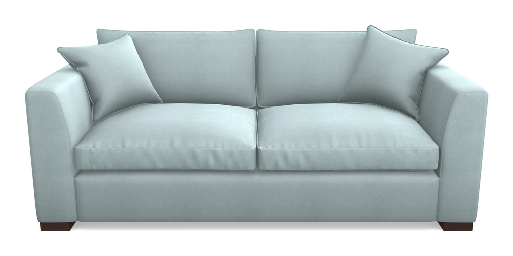 Product photograph of Wadenhoe Bespoke 4 Seater Sofas In Clever Tough Eco Velvet - Mineral from Sofas and Stuff Limited