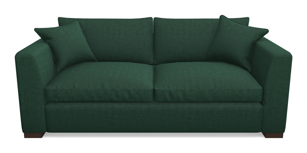 Product photograph of Wadenhoe Bespoke 4 Seater Sofas In Clever Tough Eco Velvet - Pine from Sofas and Stuff Limited