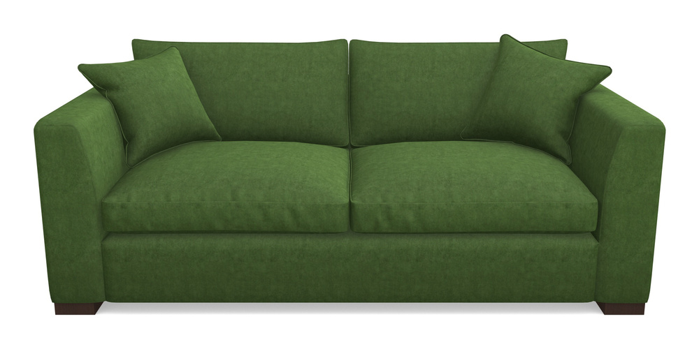 Product photograph of Wadenhoe Bespoke 4 Seater Sofas In Clever Tough Eco Velvet - Shamrock from Sofas and Stuff Limited