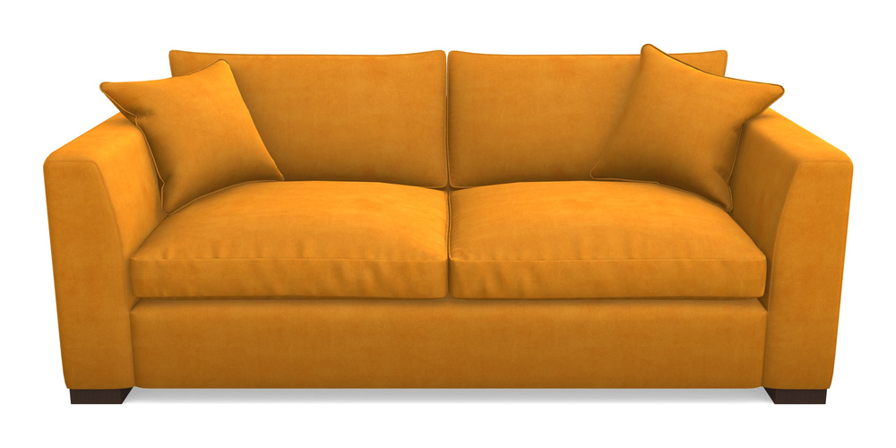 Product photograph of Wadenhoe Bespoke 4 Seater Sofas In Clever Tough Eco Velvet - Spice from Sofas and Stuff Limited