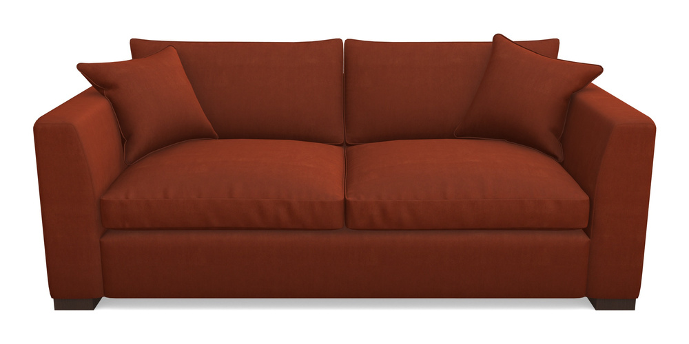 Product photograph of Wadenhoe Bespoke 4 Seater Sofas In Clever Tough Eco Velvet - Tawny from Sofas and Stuff Limited