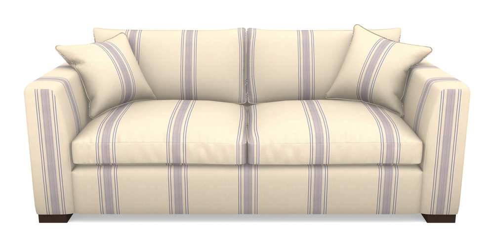 Product photograph of Wadenhoe Bespoke 4 Seater Sofas In Cloth 22 - Racing Stripes Cheltenham - Blueberry from Sofas and Stuff Limited