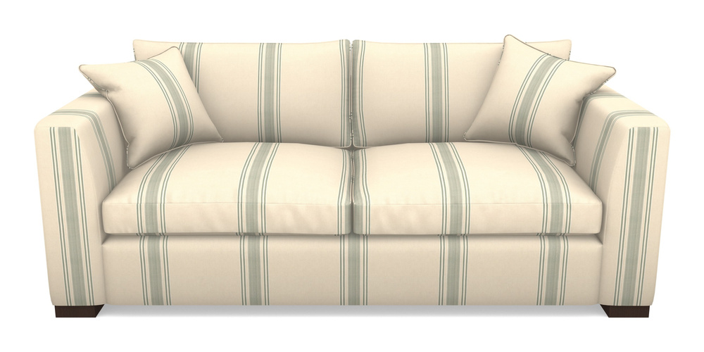 Product photograph of Wadenhoe Bespoke 4 Seater Sofas In Cloth 22 - Racing Stripes Cheltenham - Mint from Sofas and Stuff Limited