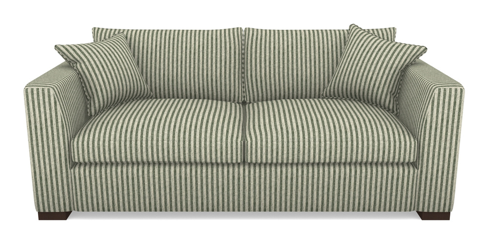 Product photograph of Wadenhoe Bespoke 4 Seater Sofas In Cloth 22 - Pinstripe - Courgette from Sofas and Stuff Limited