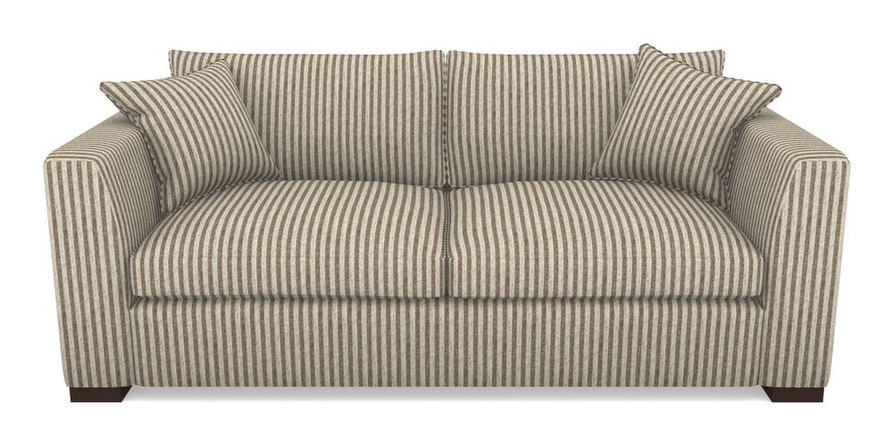 Product photograph of Wadenhoe Bespoke 4 Seater Sofas In Cloth 22 - Pinstripe - Peat from Sofas and Stuff Limited