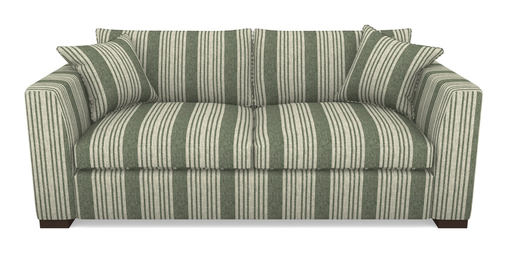 Product photograph of Wadenhoe Bespoke 4 Seater Sofas In Cloth 22 - Bayadere - Courgette from Sofas and Stuff Limited