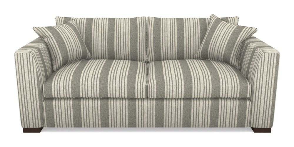 Product photograph of Wadenhoe Bespoke 4 Seater Sofas In Cloth 22 - Bayadere - Seal from Sofas and Stuff Limited