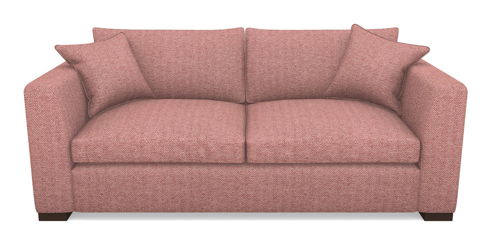 Product photograph of Wadenhoe Bespoke 4 Seater Sofas In Dundee Herringbone - Rose from Sofas and Stuff Limited