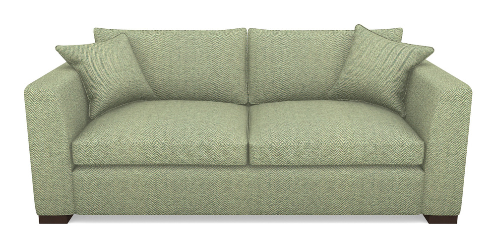 Product photograph of Wadenhoe Bespoke 4 Seater Sofas In Dundee Herringbone - Sage from Sofas and Stuff Limited