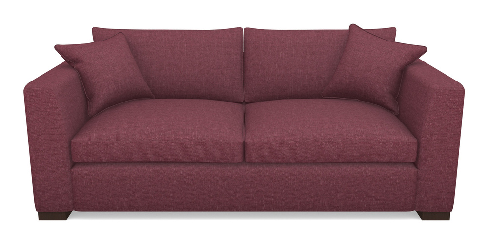 Product photograph of Wadenhoe Bespoke 4 Seater Sofas In Easy Clean Plain - Chianti from Sofas and Stuff Limited