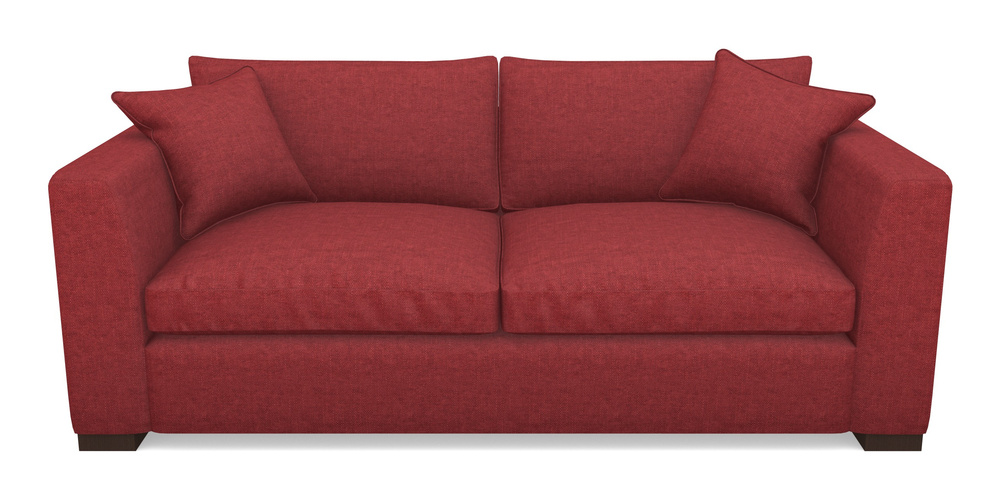 Product photograph of Wadenhoe Bespoke 4 Seater Sofas In Easy Clean Plain - Claret from Sofas and Stuff Limited