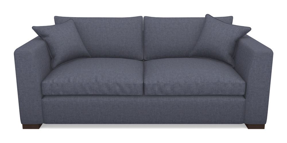 Product photograph of Wadenhoe Bespoke 4 Seater Sofas In Easy Clean Plain - Navy from Sofas and Stuff Limited