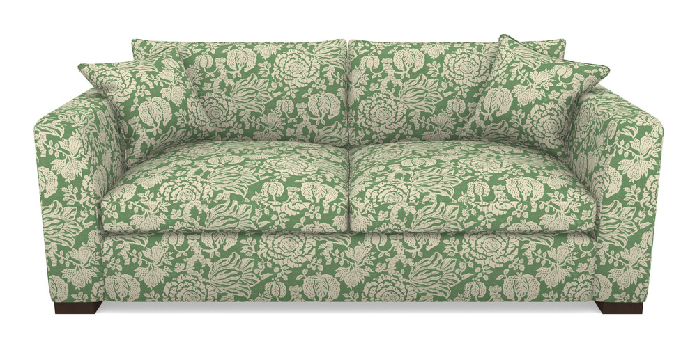 Product photograph of Wadenhoe Bespoke 4 Seater Sofas In V A Brompton Collection - Flowering Kale - Basil from Sofas and Stuff Limited