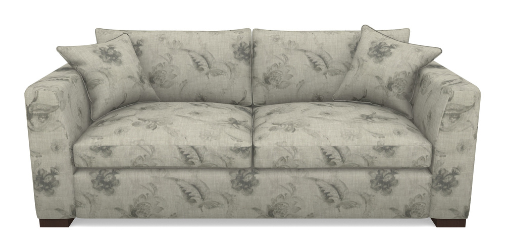 Product photograph of Wadenhoe Bespoke 4 Seater Sofas In Floral Linen - Lela Mystery Oat Sepia from Sofas and Stuff Limited