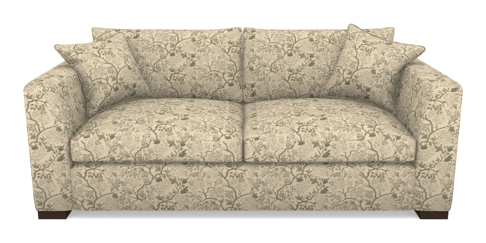 Product photograph of Wadenhoe Bespoke 4 Seater Sofas In Rhs Collection - Gertrude Jekyll Linen Cotton Blend - Green from Sofas and Stuff Limited