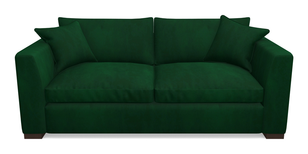 Product photograph of Wadenhoe Bespoke 4 Seater Sofas In House Clever Velvet - Fern from Sofas and Stuff Limited