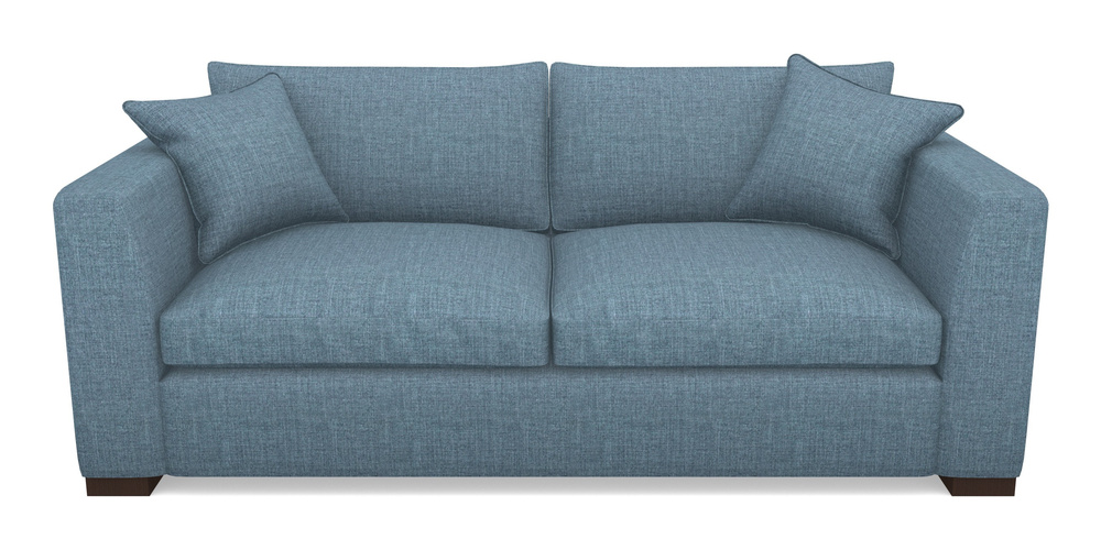 Product photograph of Wadenhoe Bespoke 4 Seater Sofas In House Plain - Cobalt from Sofas and Stuff Limited