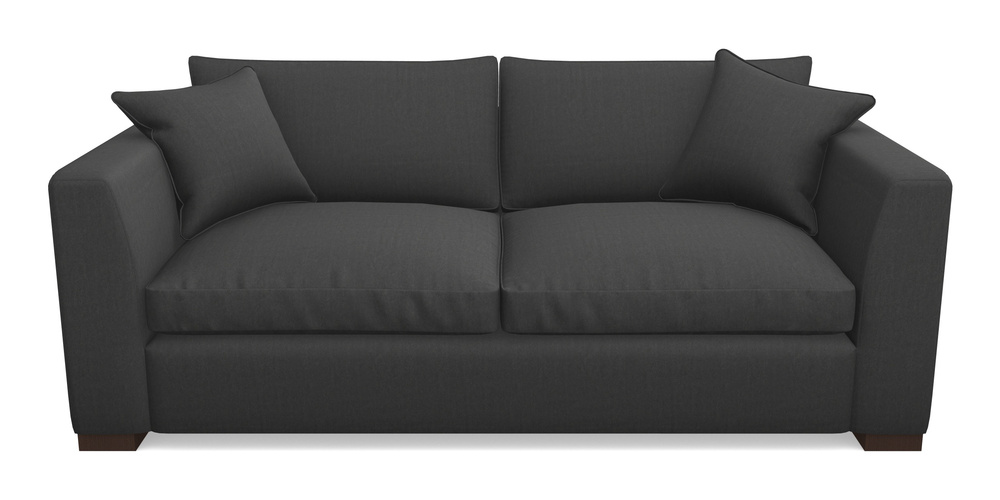 Product photograph of Wadenhoe Bespoke 4 Seater Sofas In House Velvet - Charcoal from Sofas and Stuff Limited