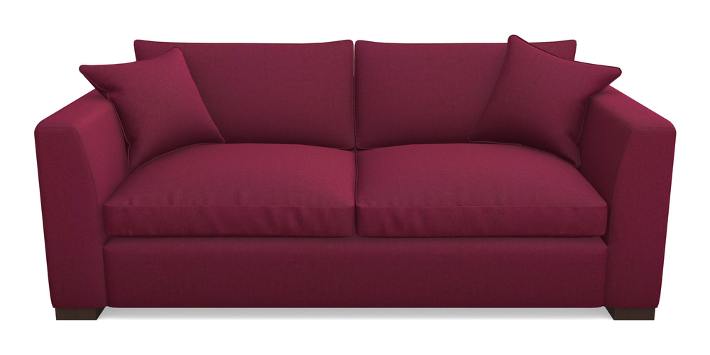 Product photograph of Wadenhoe Bespoke 4 Seater Sofas In House Velvet - Claret from Sofas and Stuff Limited