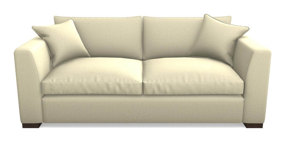 Product photograph of Wadenhoe Bespoke 4 Seater Sofas In House Velvet - Latte from Sofas and Stuff Limited