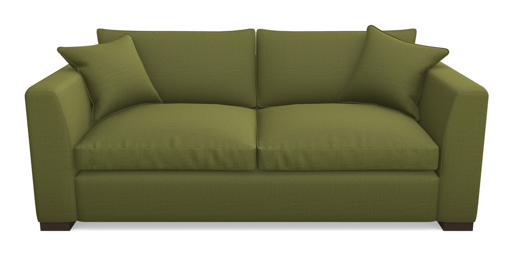 Product photograph of Wadenhoe Bespoke 4 Seater Sofas In House Velvet - Olive from Sofas and Stuff Limited