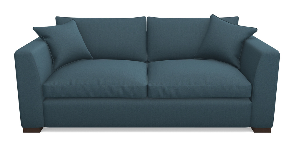 Product photograph of Wadenhoe Bespoke 4 Seater Sofas In House Velvet - Petrol from Sofas and Stuff Limited