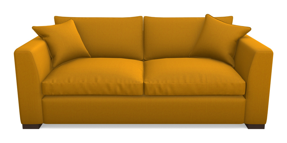 Product photograph of Wadenhoe Bespoke 4 Seater Sofas In House Velvet - Saffron from Sofas and Stuff Limited