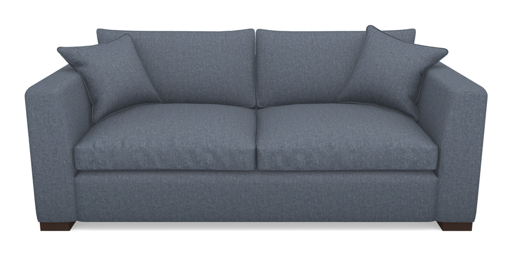 Product photograph of Wadenhoe Bespoke 4 Seater Sofas In House Wool - Navy from Sofas and Stuff Limited